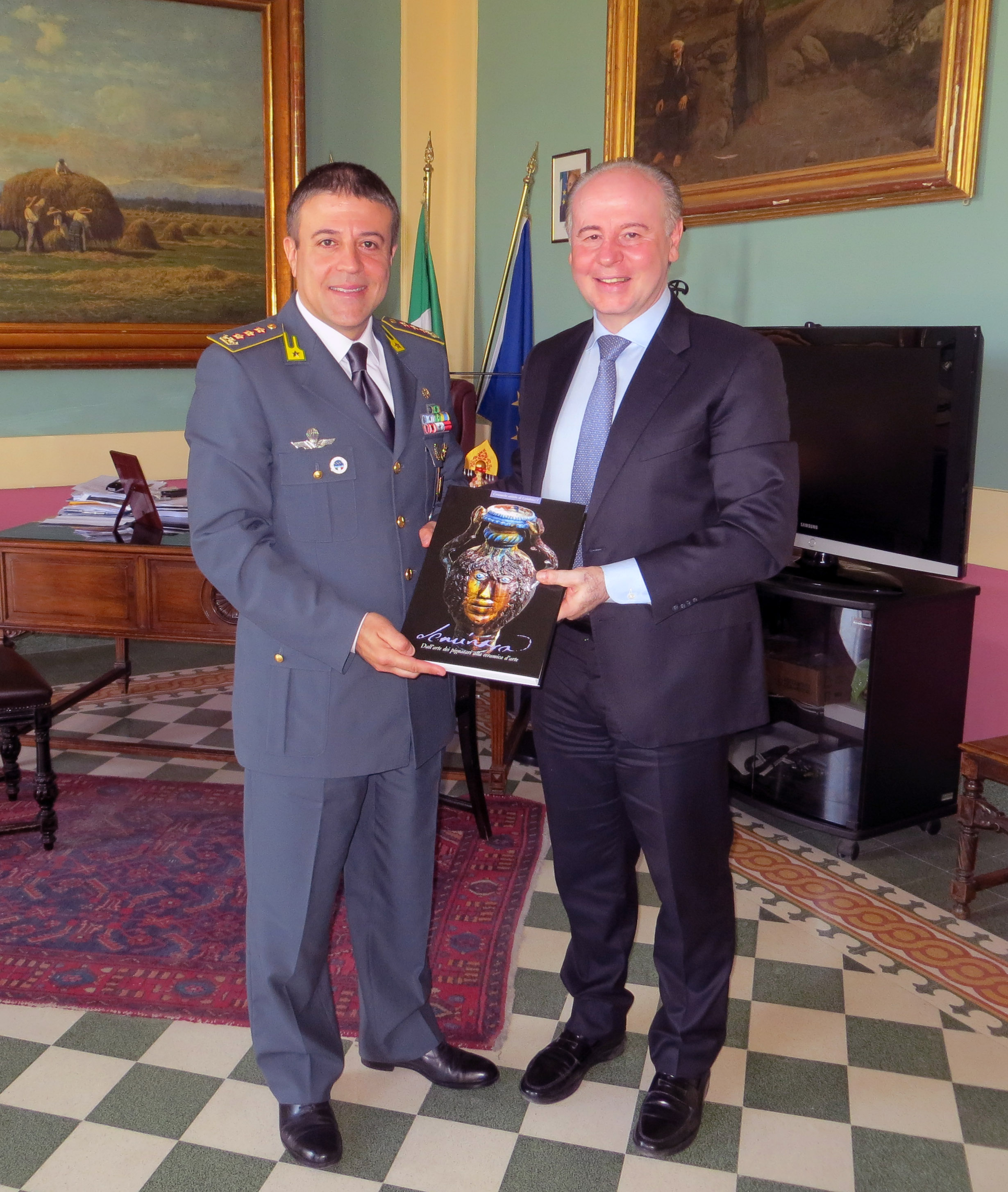 Il neo Comandante provinciale della Guardia di Finanza in visita alla Provincia