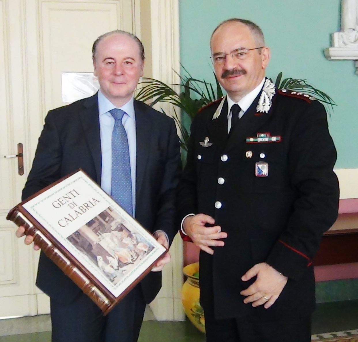 Incontro tra il Presidente e il Comandante dei Carabinieri: Raffa ad Angelosanto, "la sinergia interistituzionale è stata un ottimo investimento culturale".