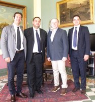 Incontro tra il presidente Giuseppe Raffa e l'ambasciatore  bielorusso Eugeny Shestakov