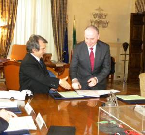 Protocollo d’intesa Governo Provincia, la soddisfazione del Ministro Renato Brunetta e del Presidente Giuseppe Raffa