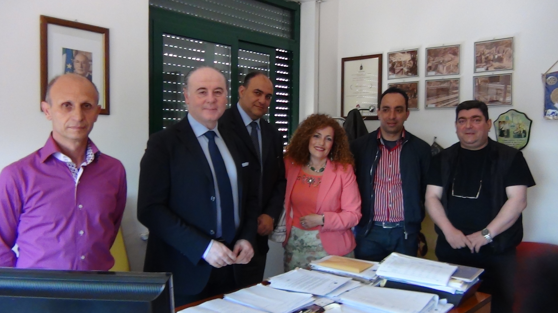 San Luca, sopralluogo del presidente Raffa che stanzia ventimila euro per le strutture scolastiche